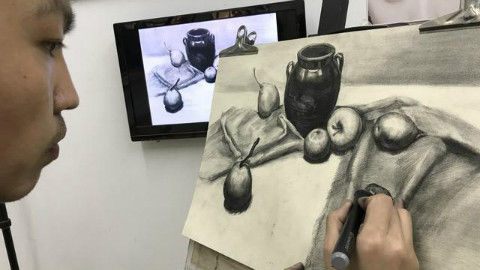 【史上最强画画教学】素描篇—第2集 (蔡海晨素描绘画手绘画画工作室出品)